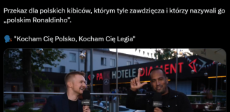 Tak Roger Guerriero POZDROWIŁ polskich kibiców! <3